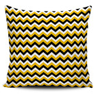 Kit 4 Capas Almofada Girassol Amarelo E Preto 45x45cm