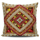 Kit 4 Capas Almofadas Mandala Etnica Africana  45x45cm