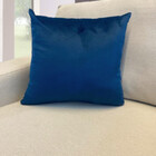 Kit 4 Capas De Almofada 45x45 + 4 Enchimentos  Azul/vermelho