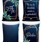 Kit 4 Capas De Almofada Estampada - 32