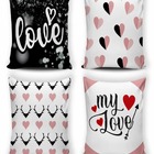 Kit 4 Capas De Almofada Estampada - 63