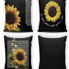 Kit 4 Capas De Almofada Estampada - 76