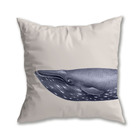 Kit 4 Capas De Almofada Nautica Baleia