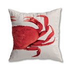 Kit 4 Capas De Almofada Nautica Caranguejo Suede