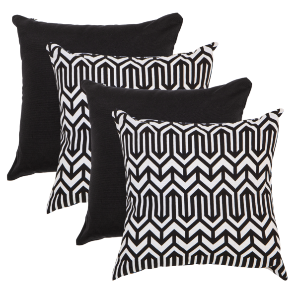 Kit 4 Capas De Almofada Verona Decorativa 45 X 45 Cm Premium