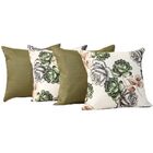 Kit 4 Capas de Almofadas Com Ziper Estampada Moderna 45 X 45