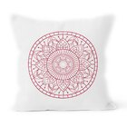 Kit 4 Capas De Almofadas Decorativas Own  Branca Com Mandalas