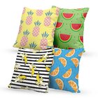 Kit 4 Capas De Almofadas Decorativas Own Abacaxi Melancia Ban
