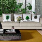 Kit 4 Capas De Almofadas Decorativas Own Árvores - 45x45 Cm