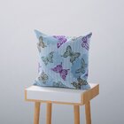 Kit 4 Capas De Almofadas Decorativas Own Borboletas - 45x45 Cm