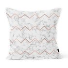 Kit 4 Capas De Almofadas Decorativas Own Branca Marmorizada -