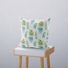 Kit 4 Capas De Almofadas Decorativas Own Cactos Aquarela - 45