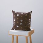 Kit 4 Capas De Almofadas Decorativas Own Café - 45x45 Cm