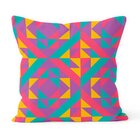 Kit 4 Capas De Almofadas Decorativas Own Colorida E Lisa Rosa