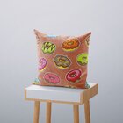 Kit 4 Capas De Almofadas Decorativas Own Donuts - 45x45 Cm