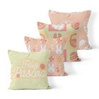 Kit 4 Capas De Almofadas Decorativas Own Estampas Feliz Pásco
