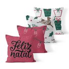 Kit 4 Capas De Almofadas Decorativas Own Feliz Natal E Presen