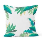 Kit 4 Capas De Almofadas Decorativas Own Flor Vermelha E Folh