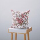 Kit 4 Capas De Almofadas Decorativas Own Flores Rosa E Laranj