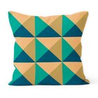 Kit 4 Capas De Almofadas Decorativas Own Folhas E Geométrica