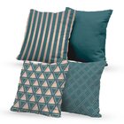 Kit 4 Capas De Almofadas Decorativas Own Geometric Stamps - 4