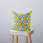 Kit 4 Capas De Almofadas Decorativas Own Geométricas Amarelo