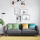 Kit 4 Capas De Almofadas Decorativas Own Geométricas Amarelo