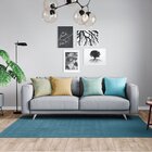 Kit 4 Capas De Almofadas Decorativas Own Geométricas Azul Cla