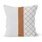 Kit 4 Capas De Almofadas Decorativas Own Geométricas Bege E M