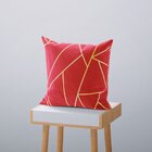 Kit 4 Capas De Almofadas Decorativas Own Geométricas Cereja L