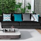 Kit 4 Capas De Almofadas Decorativas Own Geométricas E Lisas