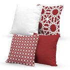 Kit 4 Capas De Almofadas Decorativas Own Geométricas E Lisas