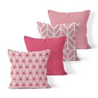Kit 4 Capas De Almofadas Decorativas Own Geométricas Tons De