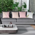 Kit 4 Capas De Almofadas Decorativas Own Geométricas Tons Ros