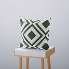 Kit 4 Capas De Almofadas Decorativas Own Geométricas Verde E