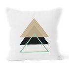 Kit 4 Capas De Almofadas Decorativas Own Geométrico Verde Beg