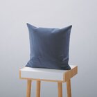 Kit 4 Capas De Almofadas Decorativas Own Lisas Azul E Cinza -