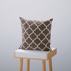 Kit 4 Capas De Almofadas Decorativas Own Marrom Love - 45x45