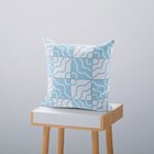 Kit 4 Capas De Almofadas Decorativas Own Mosaicos Azul Claro