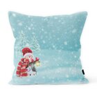 Kit 4 Capas De Almofadas Decorativas Own Natal Boneco Neve -
