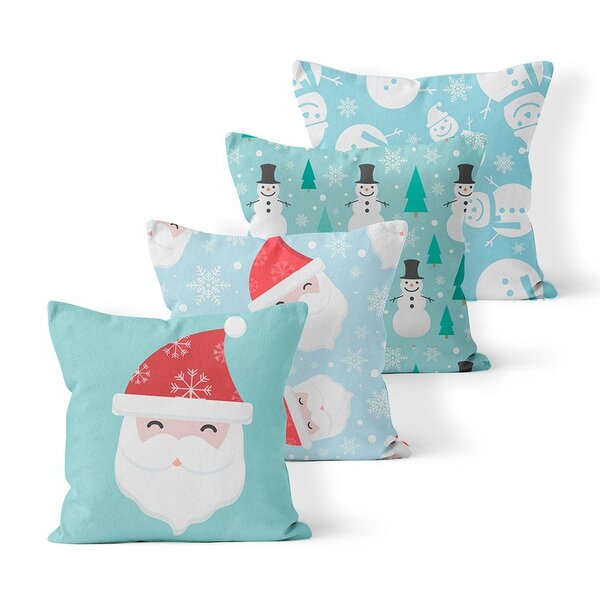 Kit 4 Capas De Almofadas Decorativas Own Papai Noel E Boneco