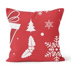 Kit 4 Capas De Almofadas Decorativas Own Papai Noel Vermelho