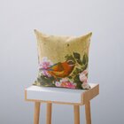 Kit 4 Capas De Almofadas Decorativas Own Pássaros - 45x45 Cm