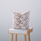 Kit 4 Capas De Almofadas Decorativas Own Rose Gold Geométrica