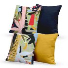 Kit 4 Capas De Almofadas Decorativas Own Traços Abstratos E L