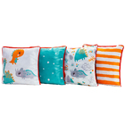 Kit 4 Capas De Almofadas Innovative Dinossauros 45cm X 45cm -