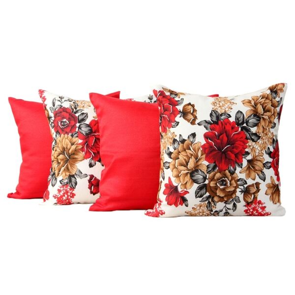 Kit 4 Capas De Almofadas Rustica Decorativa 45x45 Cm Estampada