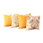 Kit 4 Capas De Almofadas Verona Decorativa 45x45 Cm Estampada