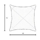 Kit 4 Capas Para Almofada Drapeada Em Veludo Quadrada 50x50 R