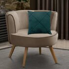 Kit 4 Capas Para Almofada Drapeada Em Veludo Quadrada 50x50 V